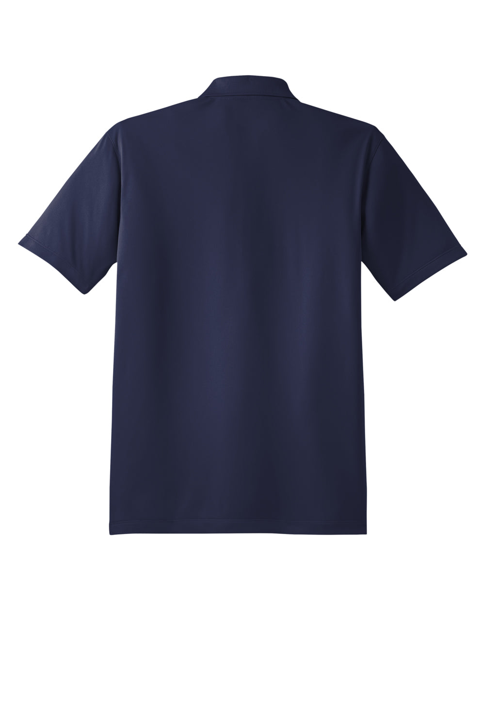 Sport-Tek ST650/TST650 Mens Sport-Wick Moisture Wicking Short Sleeve Polo Shirt True Navy Blue Flat Back