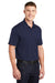 Sport-Tek ST650/TST650 Mens Sport-Wick Moisture Wicking Short Sleeve Polo Shirt True Navy Blue Model 3q