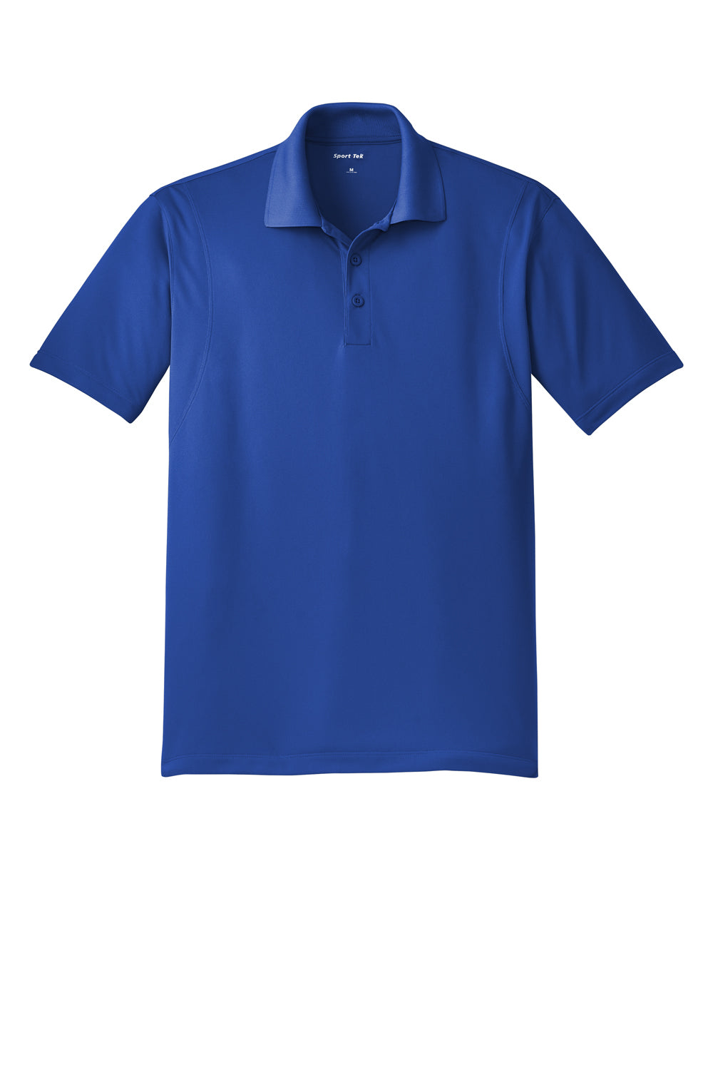 Sport-Tek ST650/TST650 Mens Sport-Wick Moisture Wicking Short Sleeve Polo Shirt True Royal Blue Flat Front