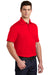 Sport-Tek ST651 Mens Sport-Wick Moisture Wicking Short Sleeve Polo Shirt w/ Pocket True Red Model 3q