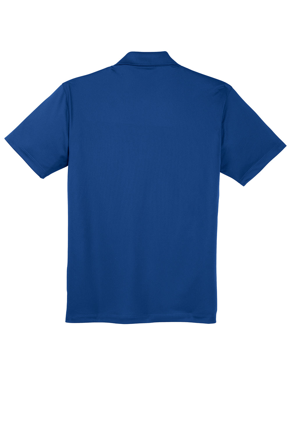 Sport-Tek ST651 Mens Sport-Wick Moisture Wicking Short Sleeve Polo Shirt w/ Pocket True Royal Blue Flat Back