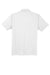 Sport-Tek ST651 Mens Sport-Wick Moisture Wicking Short Sleeve Polo Shirt w/ Pocket White Flat Back