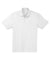 Sport-Tek ST651 Mens Sport-Wick Moisture Wicking Short Sleeve Polo Shirt w/ Pocket White Flat Front