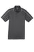 Sport-Tek ST653 Mens Sport-Wick Moisture Wicking Short Sleeve Polo Shirt Iron Grey/White Flat Front