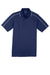 Sport-Tek ST653 Mens Sport-Wick Moisture Wicking Short Sleeve Polo Shirt True Navy Blue/White Flat Front