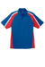 Sport-Tek ST654 Mens Sport-Wick Moisture Wicking Short Sleeve Polo Shirt True Royal Blue/True Red/White Flat Front