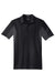 Sport-Tek ST655/TST655 Mens Sport-Wick Moisture Wicking Short Sleeve Polo Shirt Black/Iron Grey Flat Front