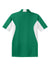 Sport-Tek ST655/TST655 Mens Sport-Wick Moisture Wicking Short Sleeve Polo Shirt Kelly Green/White Flat Back