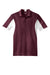 Sport-Tek ST655/TST655 Mens Sport-Wick Moisture Wicking Short Sleeve Polo Shirt Maroon/White Flat Front