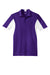 Sport-Tek ST655/TST655 Mens Sport-Wick Moisture Wicking Short Sleeve Polo Shirt Purple/White Flat Front