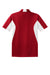 Sport-Tek ST655/TST655 Mens Sport-Wick Moisture Wicking Short Sleeve Polo Shirt True Red/White Flat Back