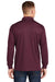 Sport-Tek ST657 Mens Sport-Wick Moisture Wicking Long Sleeve Polo Shirt Maroon Model Back