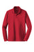 Sport-Tek ST657 Mens Sport-Wick Moisture Wicking Long Sleeve Polo Shirt True Red Flat Front