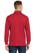 Sport-Tek ST657 Mens Sport-Wick Moisture Wicking Long Sleeve Polo Shirt True Red Model Back