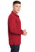 Sport-Tek ST657 Mens Sport-Wick Moisture Wicking Long Sleeve Polo Shirt True Red Model Side