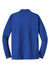 Sport-Tek ST657 Mens Sport-Wick Moisture Wicking Long Sleeve Polo Shirt True Royal Blue Flat Back