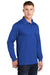 Sport-Tek ST657 Mens Sport-Wick Moisture Wicking Long Sleeve Polo Shirt True Royal Blue Model 3q