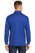 Sport-Tek ST657 Mens Sport-Wick Moisture Wicking Long Sleeve Polo Shirt True Royal Blue Model Back