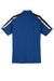 Sport-Tek ST658 Mens Sport-Wick Moisture Wicking Short Sleeve Polo Shirt True Royal Blue/Black/White Flat Back