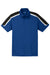 Sport-Tek ST658 Mens Sport-Wick Moisture Wicking Short Sleeve Polo Shirt True Royal Blue/Black/White Flat Front