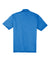 Sport-Tek ST660 Mens Heather Contender Moisture Wicking Short Sleeve Polo Shirt Heather Blue Wake Flat Back