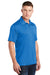 Sport-Tek ST660 Mens Heather Contender Moisture Wicking Short Sleeve Polo Shirt Heather Blue Wake Model 3q