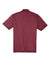 Sport-Tek ST660 Mens Heather Contender Moisture Wicking Short Sleeve Polo Shirt Heather Cardinal Red Flat Back