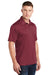 Sport-Tek ST660 Mens Heather Contender Moisture Wicking Short Sleeve Polo Shirt Heather Cardinal Red Model 3q