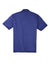 Sport-Tek ST660 Mens Heather Contender Moisture Wicking Short Sleeve Polo Shirt Heather Cobalt Blue Flat Back