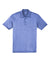 Sport-Tek ST660 Mens Heather Contender Moisture Wicking Short Sleeve Polo Shirt Heather True Royal Blue Flat Front