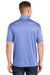 Sport-Tek ST660 Mens Heather Contender Moisture Wicking Short Sleeve Polo Shirt Heather True Royal Blue Model Back