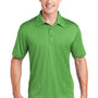 Sport-Tek Mens Heather Contender Moisture Wicking Short Sleeve Polo Shirt - Heather Turf Green