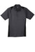 Sport-Tek ST665 Mens Heather Contender Moisture Wicking Short Sleeve Polo Shirt Heather Graphite Grey/Black Flat Front