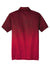 Sport-Tek ST671 Mens Ombre Heather Moisture Wicking Short Sleeve Polo Shirt Deep Red/Black Flat Back