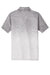 Sport-Tek ST671 Mens Ombre Heather Moisture Wicking Short Sleeve Polo Shirt White/Graphite Grey Flat Back