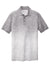 Sport-Tek ST671 Mens Ombre Heather Moisture Wicking Short Sleeve Polo Shirt White/Graphite Grey Flat Front