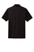 Sport-Tek ST680 Mens Micro-Mesh Moisture Wicking Short Sleeve Polo Shirt Black Flat Back