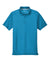 Sport-Tek ST680 Mens Micro-Mesh Moisture Wicking Short Sleeve Polo Shirt Blue Wake Flat Front