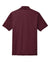 Sport-Tek ST680 Mens Micro-Mesh Moisture Wicking Short Sleeve Polo Shirt Maroon Flat Back