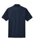 Sport-Tek ST680 Mens Micro-Mesh Moisture Wicking Short Sleeve Polo Shirt True Navy Blue Flat Back