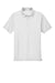 Sport-Tek ST680 Mens Micro-Mesh Moisture Wicking Short Sleeve Polo Shirt White Flat Front