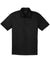 Sport-Tek ST690 Mens Active Mesh Moisture Wicking Short Sleeve Polo Shirt Black Flat Front