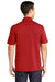 Sport-Tek ST690 Mens Active Mesh Moisture Wicking Short Sleeve Polo Shirt True Red Model Back