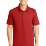 Sport-Tek Mens Active Mesh Moisture Wicking Short Sleeve Polo Shirt - True Red