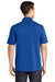 Sport-Tek ST690 Mens Active Mesh Moisture Wicking Short Sleeve Polo Shirt True Royal Blue Model Back