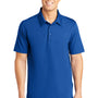 Sport-Tek Mens Active Mesh Moisture Wicking Short Sleeve Polo Shirt - True Royal Blue