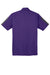 Sport-Tek ST695 Mens Active Mesh Moisture Wicking Short Sleeve Polo Shirt Purple/Grey Flat Back