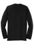 Sport-Tek ST700LS Mens Ultimate Performance Moisture Wicking Long Sleeve Crewneck T-Shirt Black Flat Back