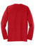 Sport-Tek ST700LS Mens Ultimate Performance Moisture Wicking Long Sleeve Crewneck T-Shirt True Red Flat Back