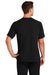 Sport-Tek ST700 Mens Ultimate Performance Moisture Wicking Short Sleeve Crewneck T-Shirt Black Model Back